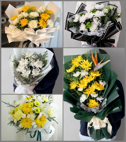 河北保定清苑区温仁镇白事花束代送